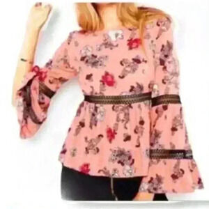 Minkpink floral blouse size Medium